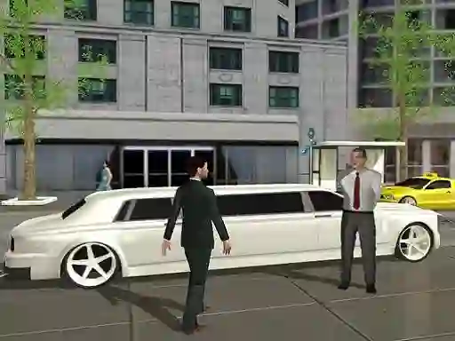 Juego Limo Taxi Driving Simulator: Limousine Car Games en línea