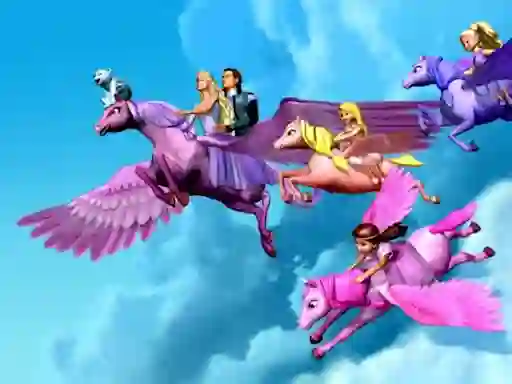 Juego Barbie Magic Pegasus Puzzle en línea