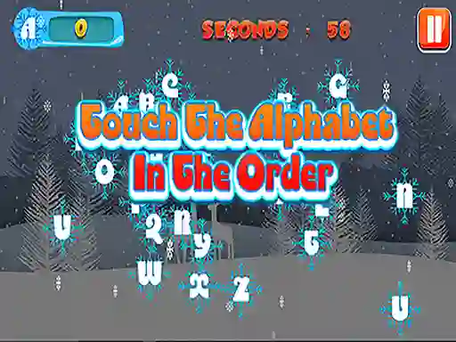 Juego Touch the Alphabet in the Order en línea