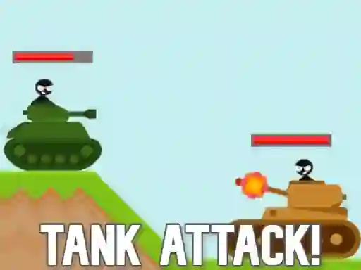 Juego Stickman Tanks en línea