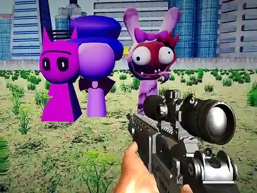 Juego Sprunki Sniper Squid Game en línea