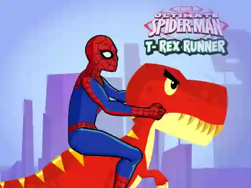 Juego Spiderman T-Rex Runner en línea