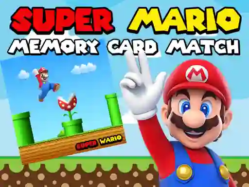 Juego Super Mario Memory Card Match en línea