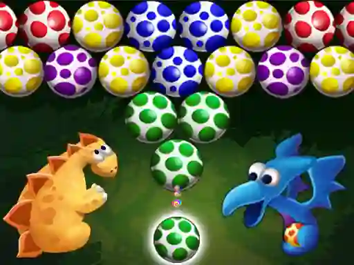 Juego Dino Eggs Bubble Shooter en línea