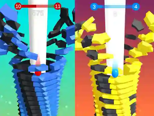 Juego Stack Bounce 3D en línea