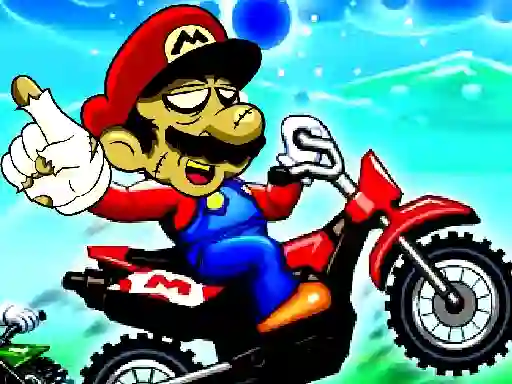 Juego Super Mario Halloween Wheelie en línea