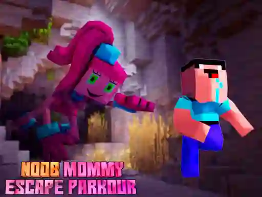 Juego Noob Mommy Escape Parkour en línea
