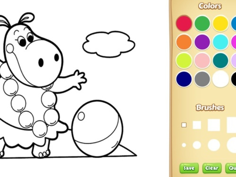 Juego Animales de granja para bebés Libro para colorear para niños en línea