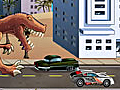Juego T Rex Rampage Pizza prehistórica  en línea