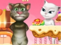 Juego Gato que habla Tom besa Angela 2  en línea