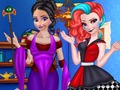 Juego Elsa Y Anna Cosplay  en línea