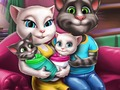 Juego Día de la familia de los gemelos de Angela  en línea