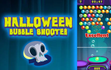 Juego Tirador de burbujas de Halloween en línea