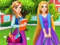 Juego Princesa de Disney Colegio Bolsa  en línea