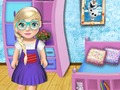 Juego Decoración de la escuela Baby Elsa  en línea