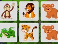 Juego Memoria de animales salvajes  en línea
