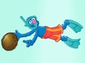 Juego 123 Sesame Street: Sumidero o flotador subacuático  en línea