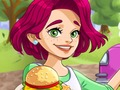 Juego Frenesí de camiones de hamburguesas en línea