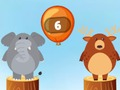 Juego Resta de globos de la selva  en línea