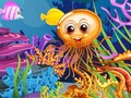 Juego Las cartas de las criaturas del mar coinciden  en línea