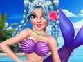 Juego Estilo de maquillaje princesa sirena  en línea