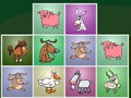 Juego Animales de granja que coinciden con rompecabezas  en línea