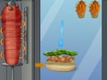 Juego Ensalada de kebab de doner, tomates, cebollas  en línea