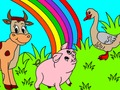 Juego Colorear Mascotas Granja  en línea