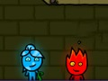 Juego Niño fuego y niña agua en el templo del bosque  en línea