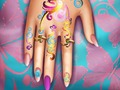 Juego La vida real: manicura floral  en línea