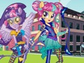 Juego Chicas de Equestria. Juegos de la amistad: tiro con arco  en línea