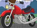 Juego Jigsaw de moto de dibujos animados  en línea