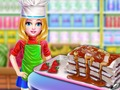 Juego Pastel de sándwich con helado  en línea