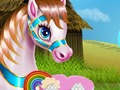 Juego Pastel arcoiris para pony  en línea