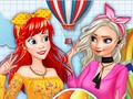 Juego Princesas de moda y festival de globos.  en línea