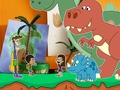 Juego ¡Aventuras con servilletas! Familia Dinosaurio Rex  en línea