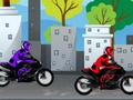 Juego Carreras de motos matemáticas: comparación de partidos  en línea