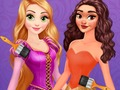 Juego Princesa Disney: vestidos de arcoíris  en línea