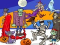 Juego Encuentra 5 Diferencias Halloween  en línea