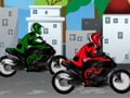 Juego Carreras de motos matemáticas: álgebra  en línea