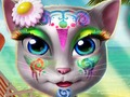 Juego Maquillaje de playa de gatito  en línea