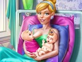 Juego Nacimiento de los gemelos de Cinderella  en línea