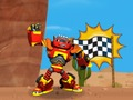 Juego Coches flash y milagrosos: código del programa de corredores de robots  en línea