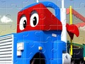 Juego Rompecabezas de camiones de la ciudad de coches  en línea