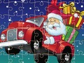 Juego Rompecabezas de vehículos navideños  en línea
