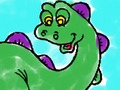 Juego Libro para colorear dinosaurio  en línea
