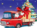 Juego Santa camiones rompecabezas en línea