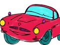 Juego Libro para colorear de coches de carreras  en línea
