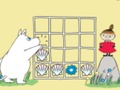 Juego Moomins: cuatro seguidos  en línea