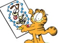 Juego Garfield conecta los puntos  en línea